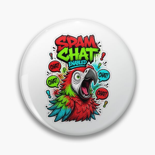 Item preview, Lazy Loading Spam Chat Enabled Parrot Gamer Sticker | Funny Graffiti Gaming Animal ArtPanda Gamer Sticker | Funny Graffiti Gaming Animal Design designed and sold by Panom Suavichien.