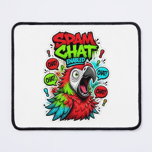 Item preview, Lazy Loading Spam Chat Enabled Parrot Gamer Sticker | Funny Graffiti Gaming Animal ArtPanda Gamer Sticker | Funny Graffiti Gaming Animal Design designed and sold by Panom Suavichien.