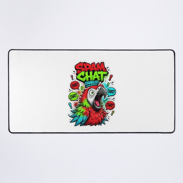 Item preview, Lazy Loading Spam Chat Enabled Parrot Gamer Sticker | Funny Graffiti Gaming Animal ArtPanda Gamer Sticker | Funny Graffiti Gaming Animal Design designed and sold by Panom Suavichien.