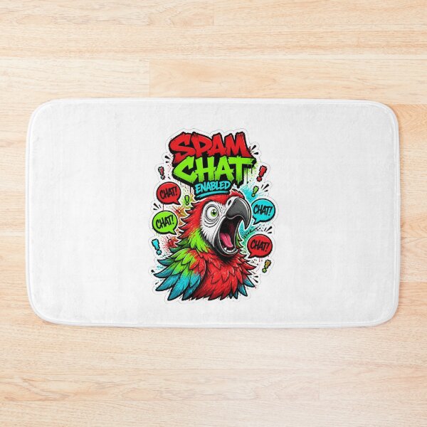 Item preview, Lazy Loading Spam Chat Enabled Parrot Gamer Sticker | Funny Graffiti Gaming Animal ArtPanda Gamer Sticker | Funny Graffiti Gaming Animal Design designed and sold by Panom Suavichien.