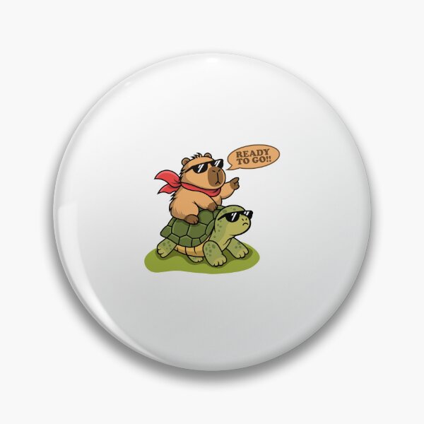 Item preview, Capybara & Turtle Squad designed and sold by benyrhmt.
