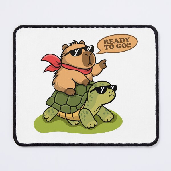 Item preview, Capybara & Turtle Squad designed and sold by benyrhmt.