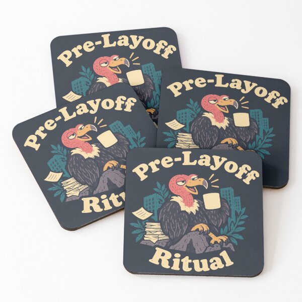 Item preview, Pre Layoff Ritual Corporate Office Satire Boss Vulture designed and sold by Yellowriversss.