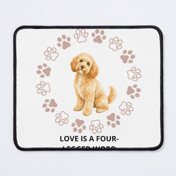 Item preview, Love Is A Four-Legged Word Cute Dog Paw Wreath Design designed and sold by Jani045.