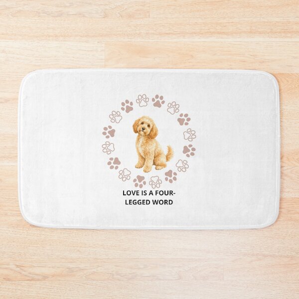Item preview, Love Is A Four-Legged Word Cute Dog Paw Wreath Design designed and sold by Jani045.