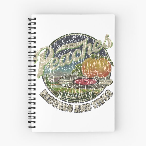 Item preview, Retro Style Peaches Records Vintage Music Design designed and sold by mucyo12.