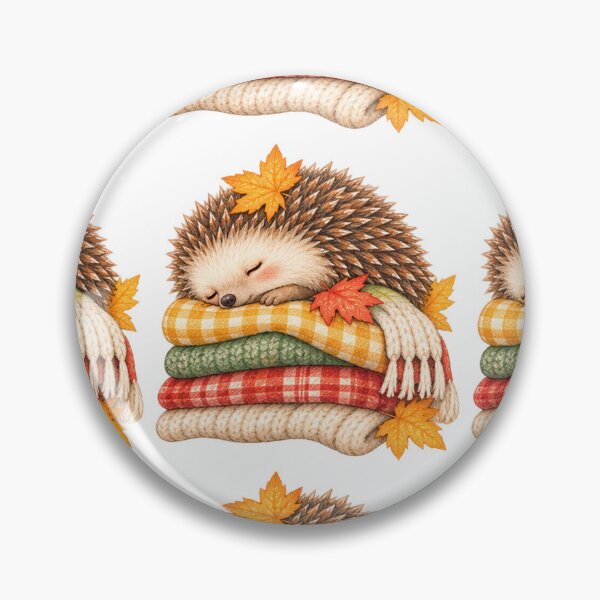 Item preview, Autumn Hedgehog designed and sold by naturalgarden.