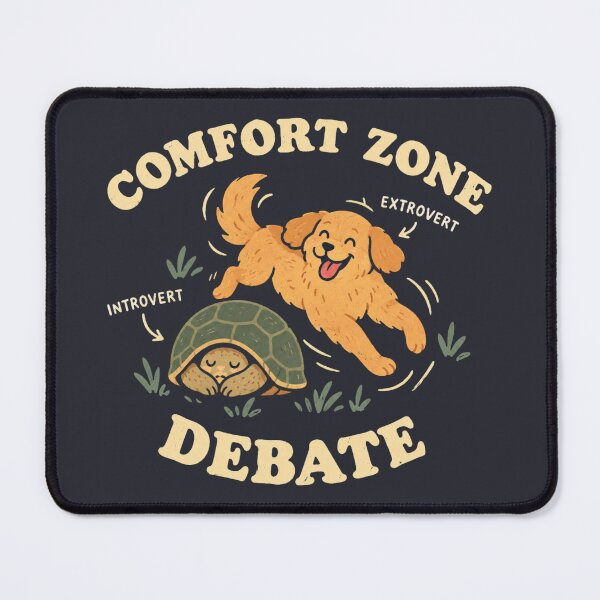 Item preview, Comfort Zone Debate Turtle Dog Personality designed and sold by Yellowriversss.