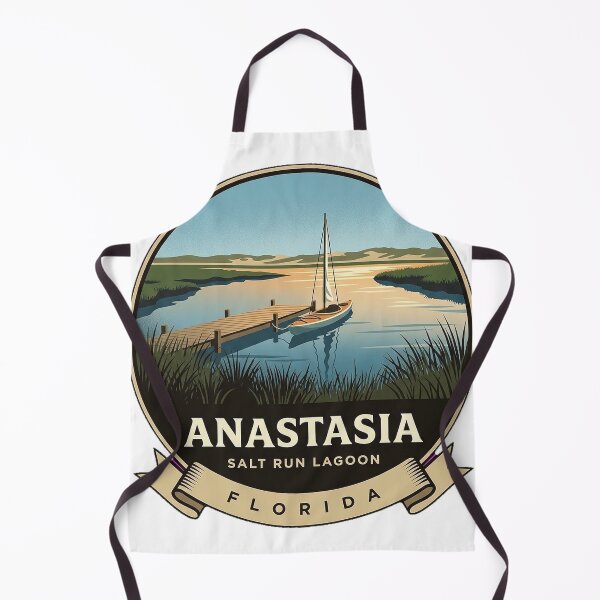 Item preview, Anastasia State Park Salt Run Lagoon Crest Sticker designed and sold by DetourDgn.