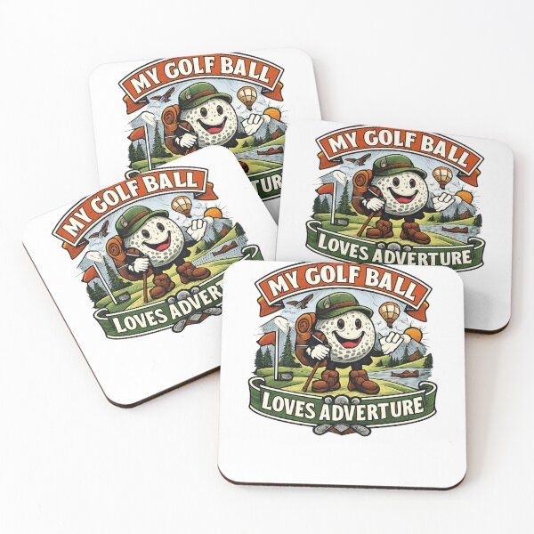 Item preview, My Golf Ball Loves Adventure Funny Golf Saying designed and sold by Thanineemedia.