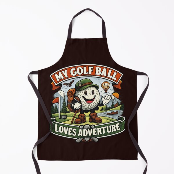 Item preview, My Golf Ball Loves Adventure Funny Golf Saying designed and sold by Thanineemedia.