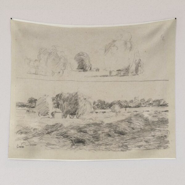 Item preview, In the Hayfield: Two Studies designed and sold by SharonTheFirst.
