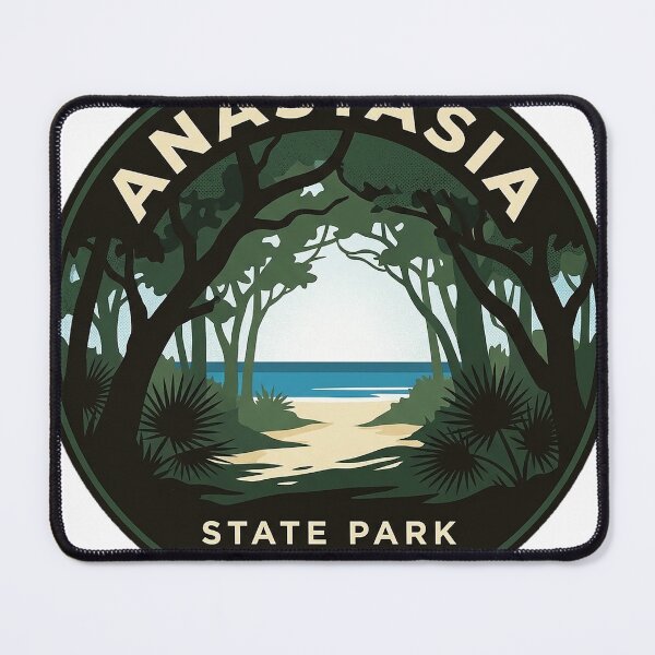 Item preview, Anastasia State Park Hammock and Beach Oval Sticker designed and sold by DetourDgn.
