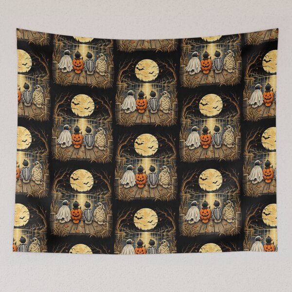 Item preview, Duck Hunting Halloween Costume Ducks Moon Scene designed and sold by Machomanshop.