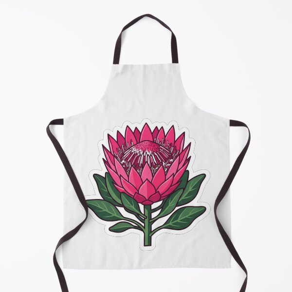 Item preview, Vibrant Pink Protea Flower Illustration designed and sold by Owcomm.