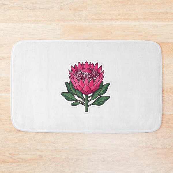Item preview, Vibrant Pink Protea Flower Illustration designed and sold by Owcomm.