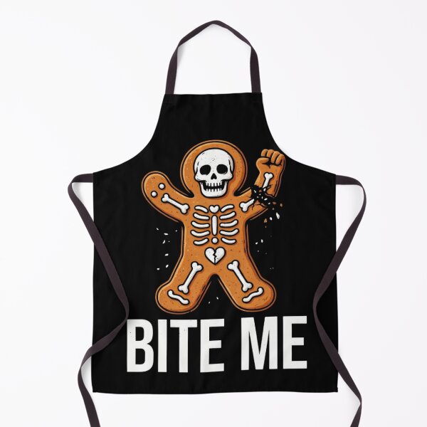 Item preview, Badass Gingerbread Skeleton Cookie - Rock Tattoo Apparel designed and sold by wyzin39.