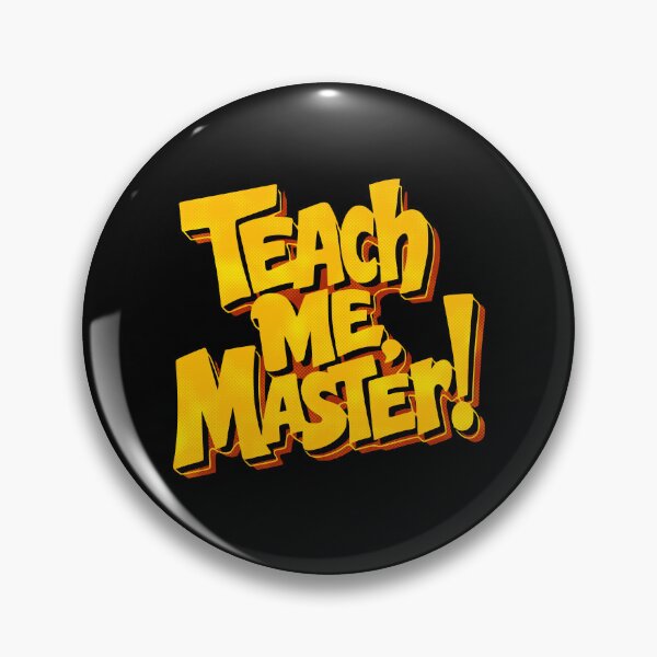 Item preview, Teach Me Master - Pop Art Typography designed and sold by AnAzArt.