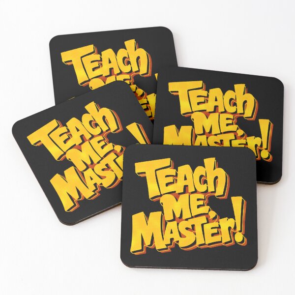 Item preview, Teach Me Master - Pop Art Typography designed and sold by AnAzArt.