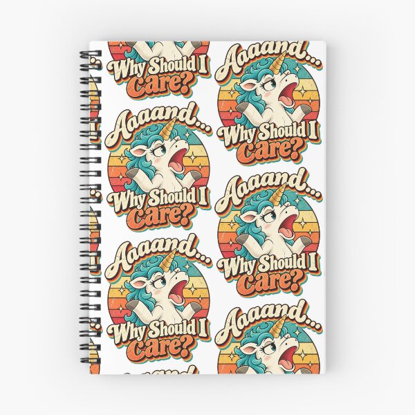 Item preview, and Why Should I Care Funny Sarcastic Unicorn designed and sold by Machomanshop.