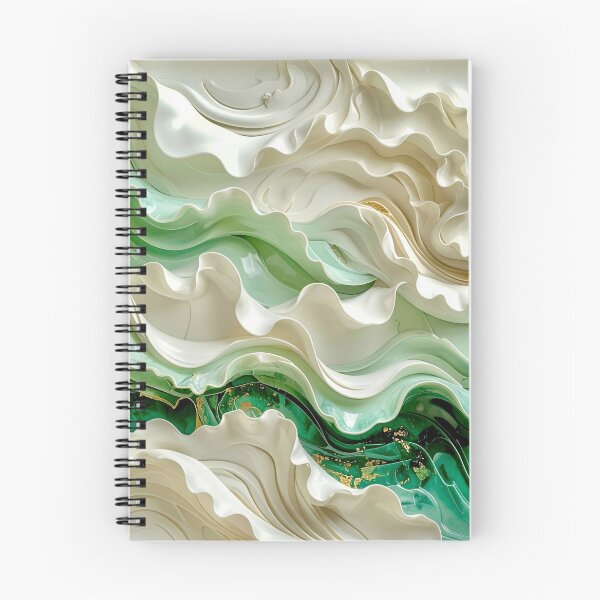 Item preview, Polished Malachite and Gold Geometric Relief designed and sold by Vicky Brago-Mitchell®.