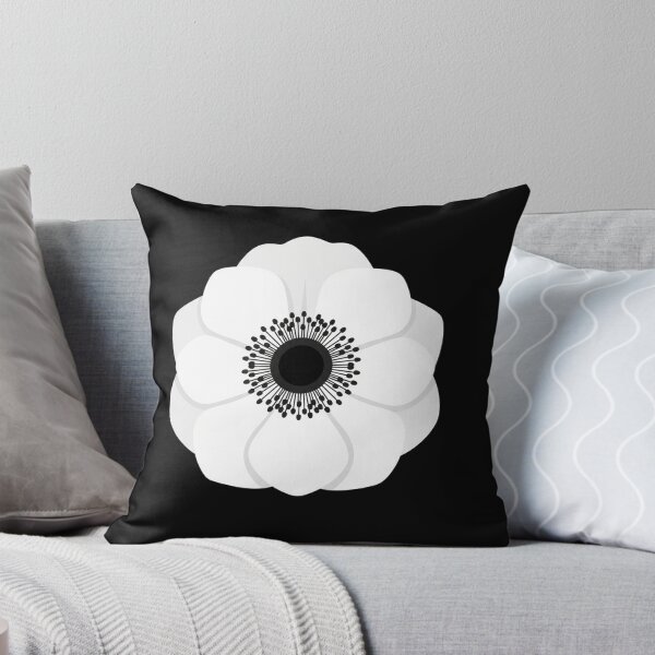 Item preview, Minimalist White Anemone Flower Blossom designed and sold by Owcomm.