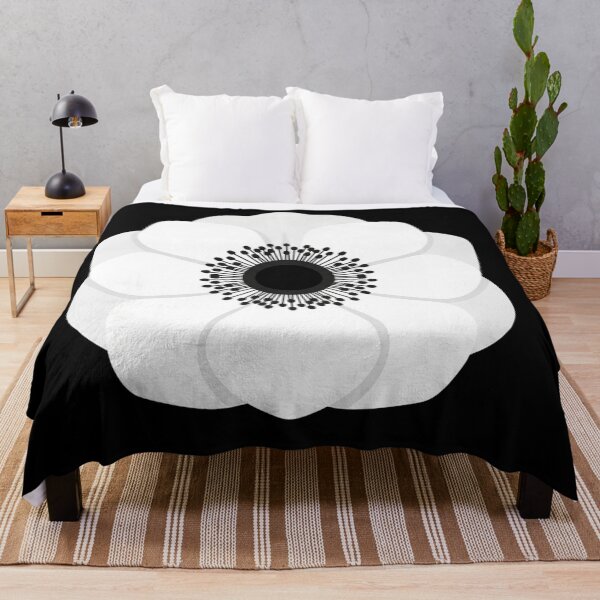 Item preview, Minimalist White Anemone Flower Blossom designed and sold by Owcomm.