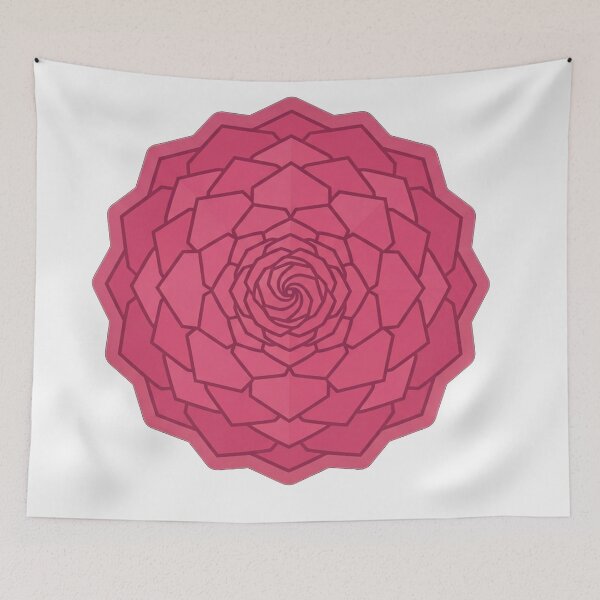 Item preview, Geometric Pink Flower Mandala Sacred Geometry Pattern designed and sold by Owcomm.