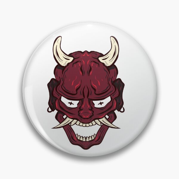 Item preview, Red Oni Mask t-shirt designed and sold by allprocraft.