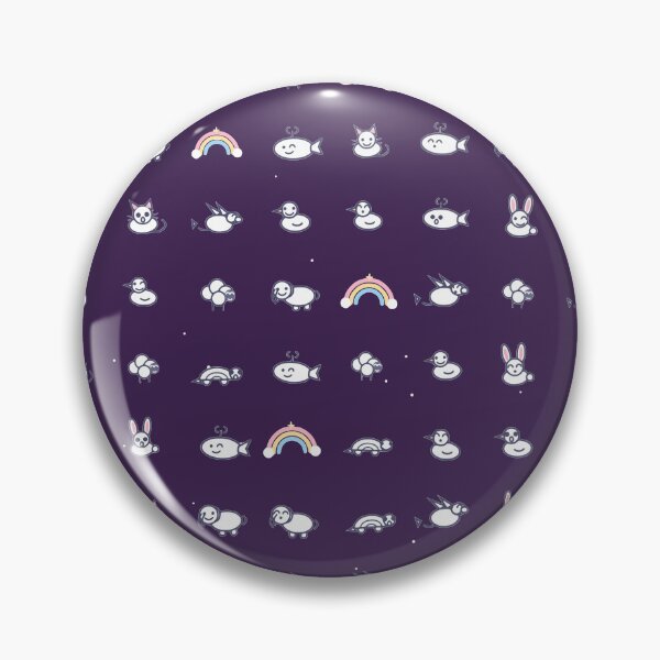 Item preview, Cute Kawaii Chibi Animal and Rainbow Icon Pattern - Retro Vibe designed and sold by KungPowUnicorn.