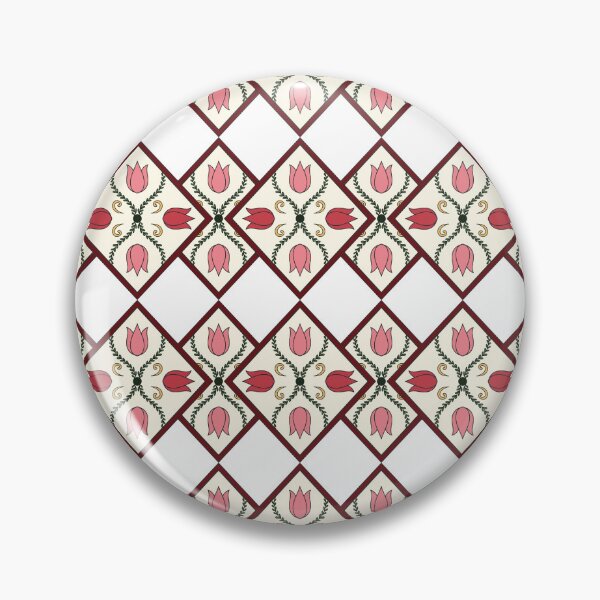 Item preview, Antique Tulip Mosaic Pattern designed and sold by Little Dora Art.