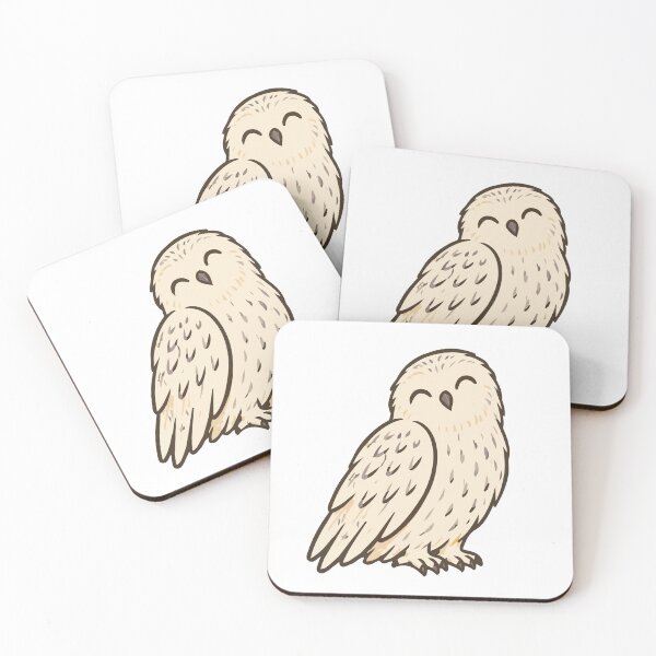 Item preview, Hedwig Cute Magical Snowy Owl designed and sold by pixiedustpaint.