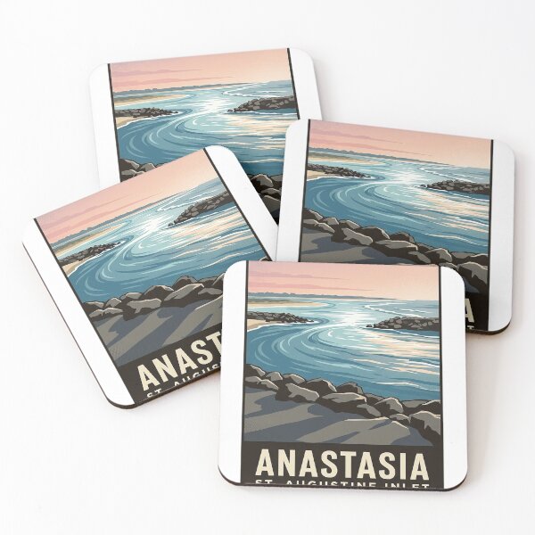 Item preview, Anastasia State Park St Augustine Inlet Vintage Sticker designed and sold by DetourDgn.