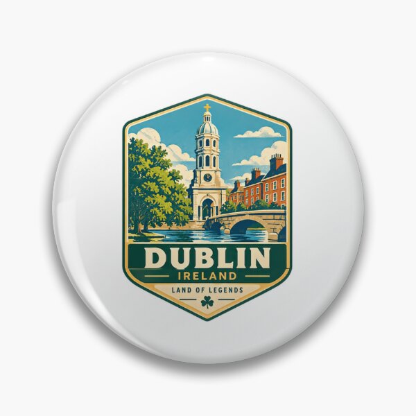 Item preview, Dublin Ireland Land Of Legends Irish Heritage Traveler Souvenir designed and sold by Star3NowForMe.