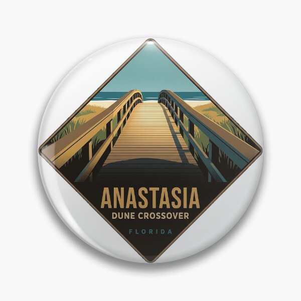 Item preview, Anastasia State Park Dune Crossover Boardwalk Sticker designed and sold by DetourDgn.
