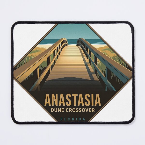 Item preview, Anastasia State Park Dune Crossover Boardwalk Sticker designed and sold by DetourDgn.