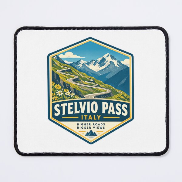 Item preview, Stelvio Pass Italy Higher Roads Bigger Views Mountain Travel Road Trip designed and sold by Star3NowForMe.