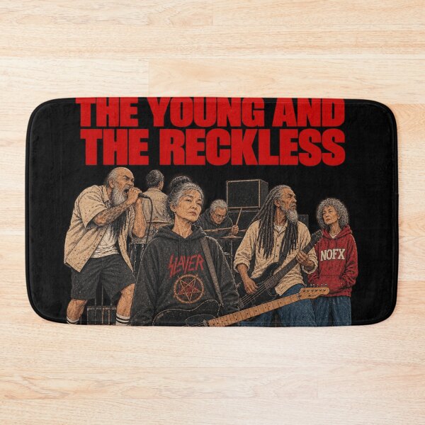 Item preview, The Young And The Reckless - Funny Elderly Metal Band Art designed and sold by BRTHRCNK01.