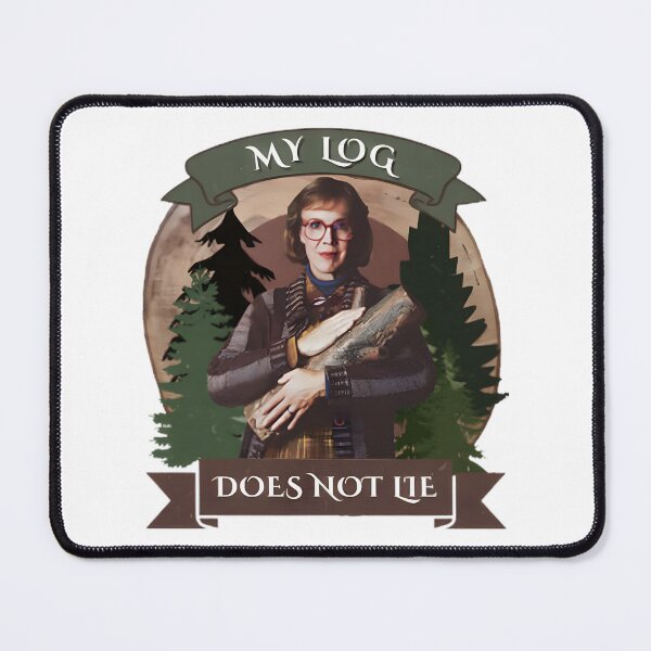 Item preview, My Log Does Not Lie - Twin Peaks Inspired Log Lady Design designed and sold by Kalea Clark.