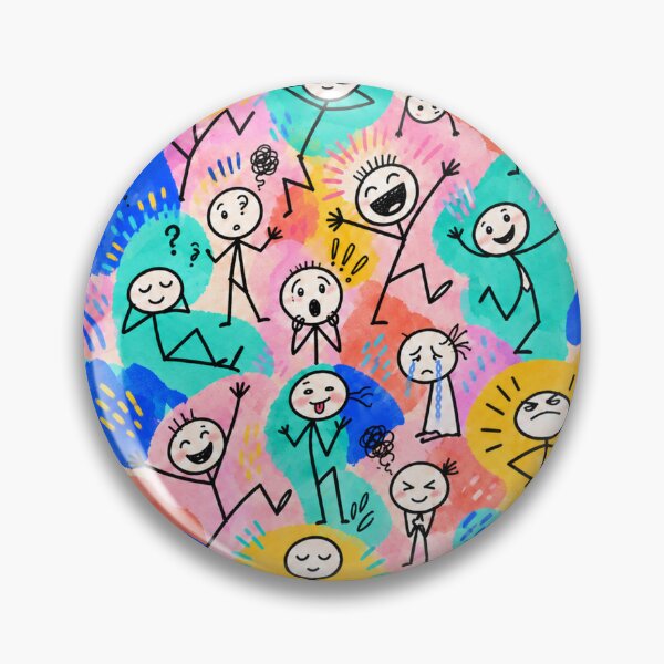 Item preview, A Crowd of Colorful Emotions designed and sold by Qenlo.