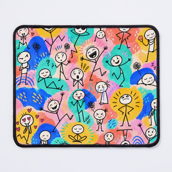 Item preview, A Crowd of Colorful Emotions designed and sold by Qenlo.