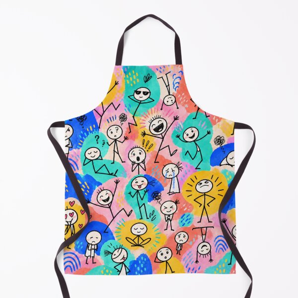 Item preview, A Crowd of Colorful Emotions designed and sold by Qenlo.