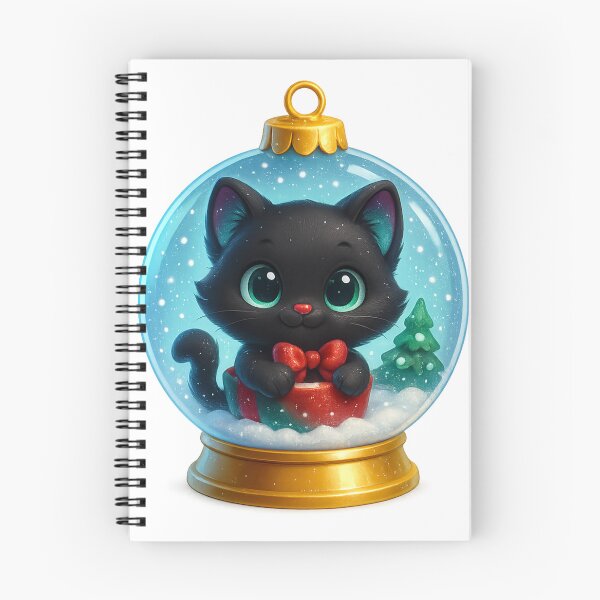 Item preview, Cute Cat in Snow Globe Christmas Winter Design designed and sold by PrintCreations9.