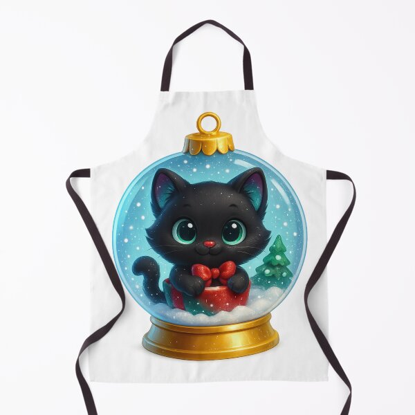 Item preview, Cute Cat in Snow Globe Christmas Winter Design designed and sold by PrintCreations9.