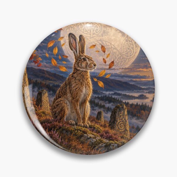 Item preview, Moon Hare of the Autumn Hills designed and sold by thewandswant.