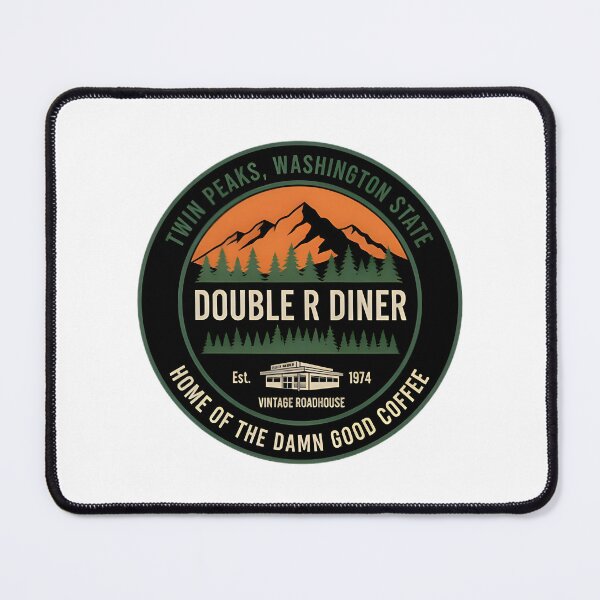 Item preview, Double R Diner Vintage Roadhouse Design Inspired by Twin Peaks in Washington State designed and sold by Kalea Clark.