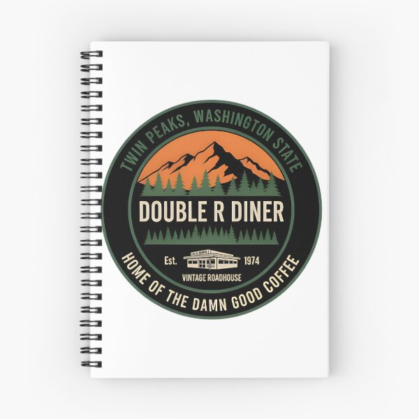 Item preview, Double R Diner Vintage Roadhouse Design Inspired by Twin Peaks in Washington State designed and sold by Kalea Clark.