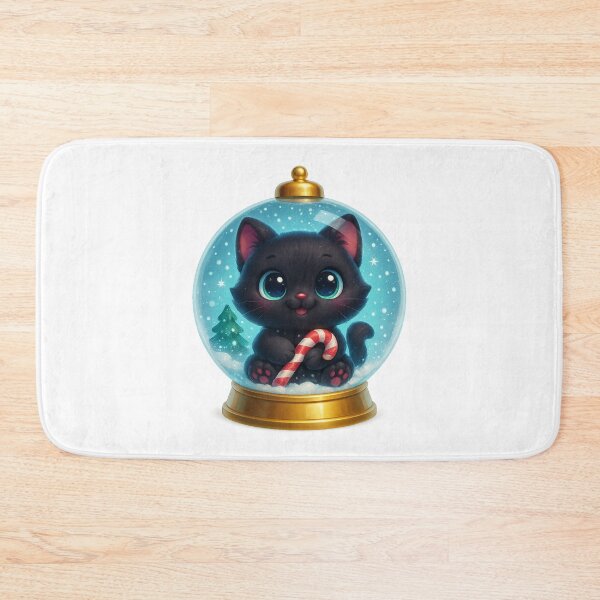 Item preview, Cute Cat in Snow Globe Christmas Winter Design designed and sold by PrintCreations9.
