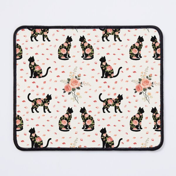 Item preview, Black Cats & Pink Roses designed and sold by DumpsterSage.
