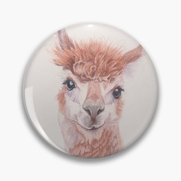 Item preview, Alpaca in coloured pencil art designed and sold by SandraAnimalArt.